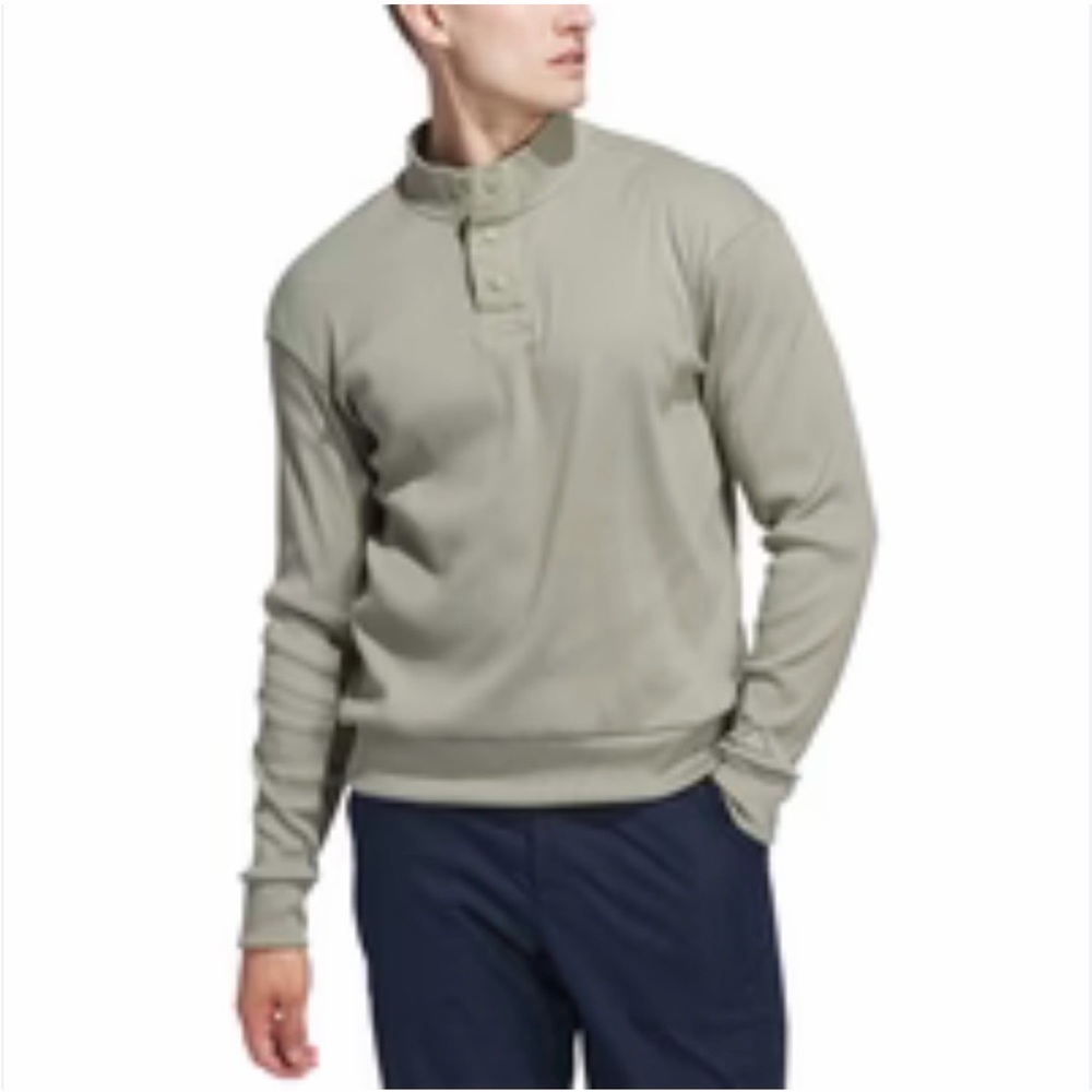 Adidas Golf Go To Cozy Sage Green Pullover M